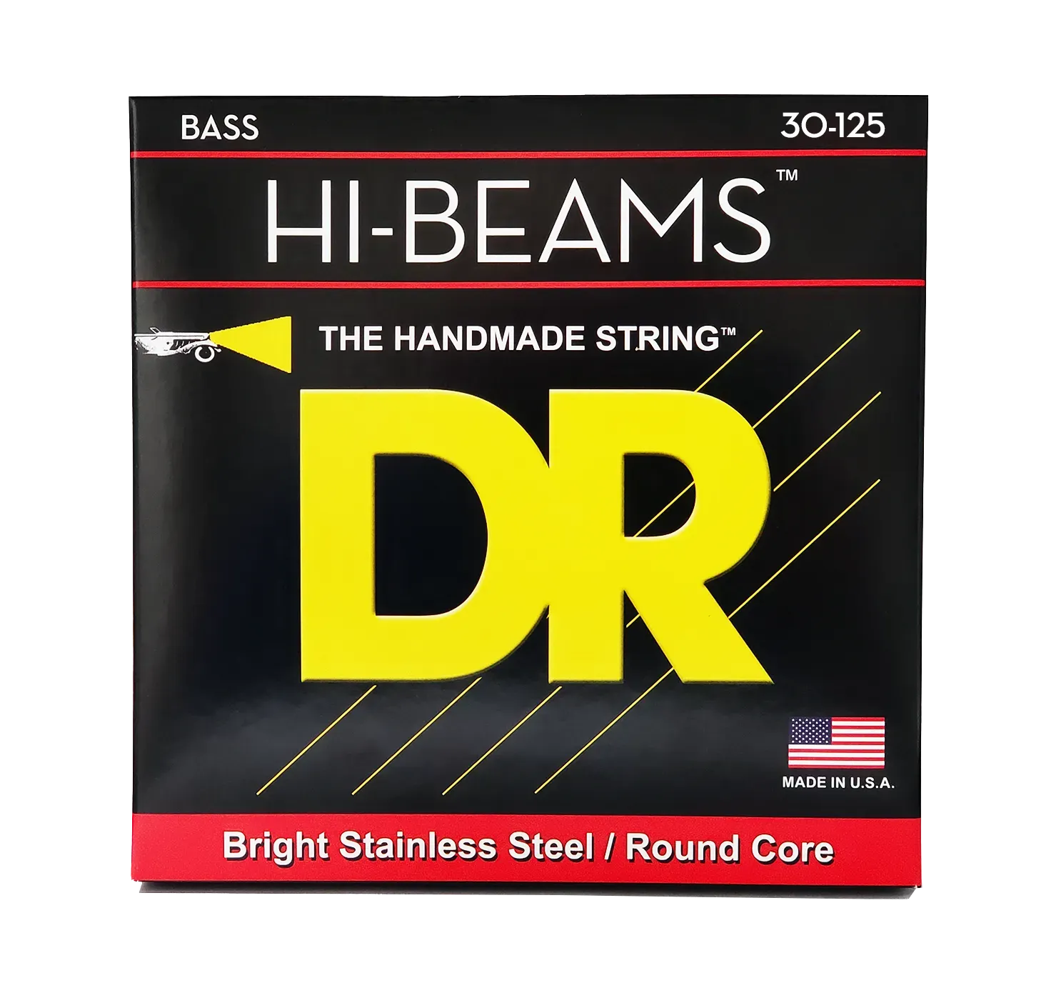 DR Strings MR6-30 Hi-Beam Stainless Steel Medium 6-String Bass Strings — view 2
