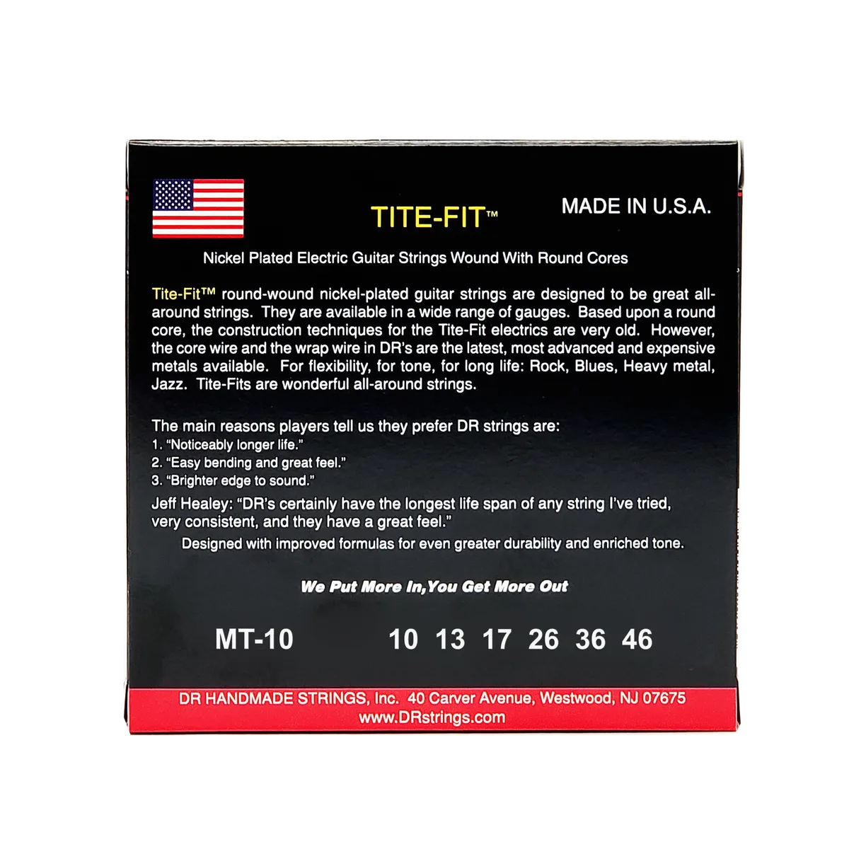 DR STRINGS TITE FIT EL 10-46 — view 3