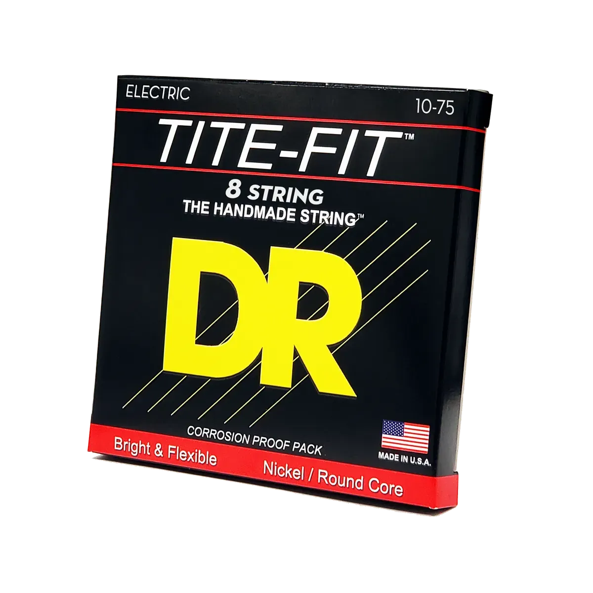 DR Strings TF8-10 Tite Fit Electric Guitar 8 String Set - 0.10-0.75 — view 2