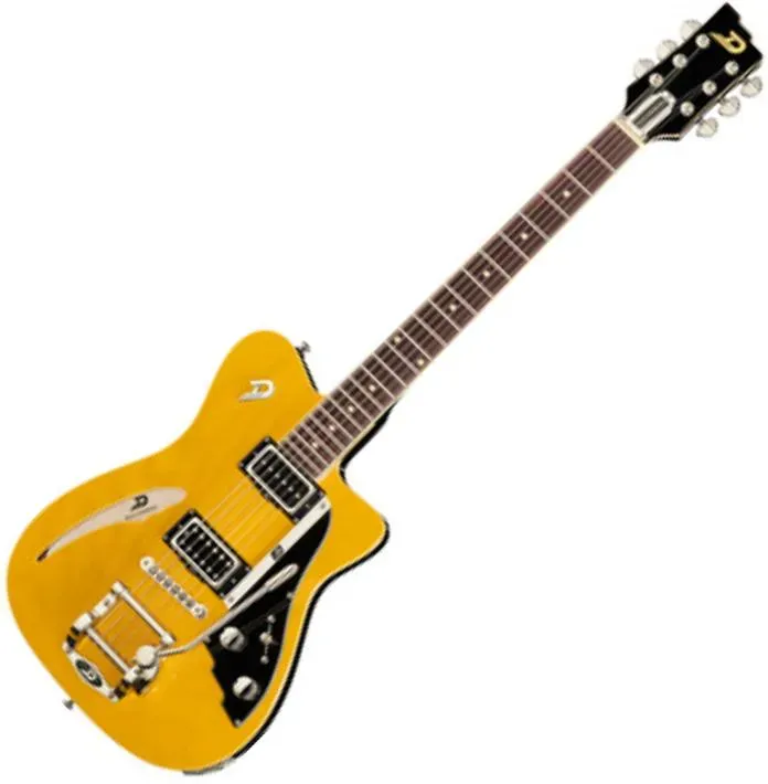Duesenberg Caribou Butterscotch Blonde Deluxe Tremola Electric Guitar — view 2