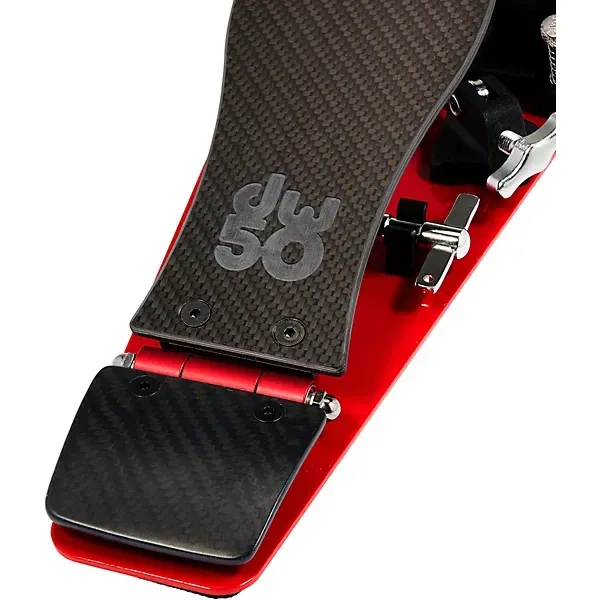 DW 50th Anniversary Limited Edition Carbon Fiber 5050 Single Kick Pedal — view 4
