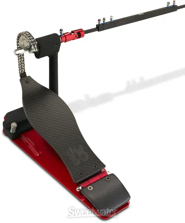 DW 50th Anniversary Limited Edition Carbon Fiber 5050 Double Kick Pedal — view 3