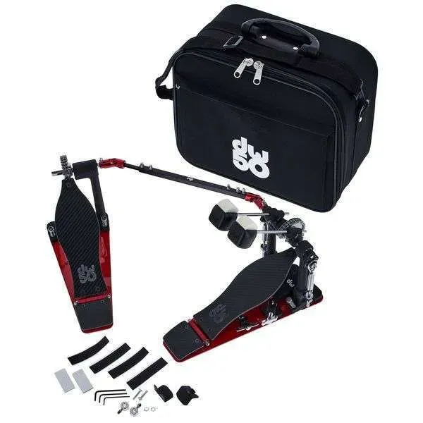 DW 50th Anniversary Limited Edition Carbon Fiber 5050 Double Kick Pedal — view 5