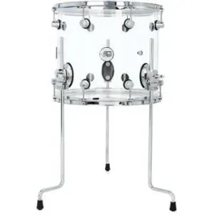 DW Design Series 5-piece Shell Pack - Clear Acrylic — view 4