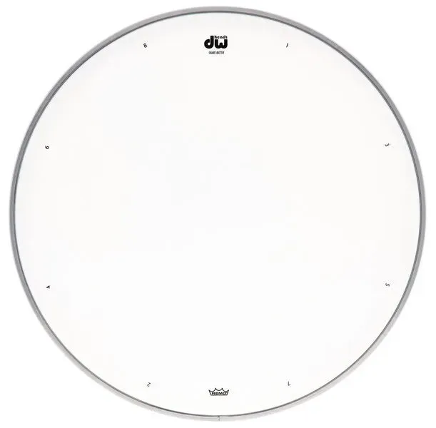 DW Coated Snare Head with Tuning Sequence - 13 inch