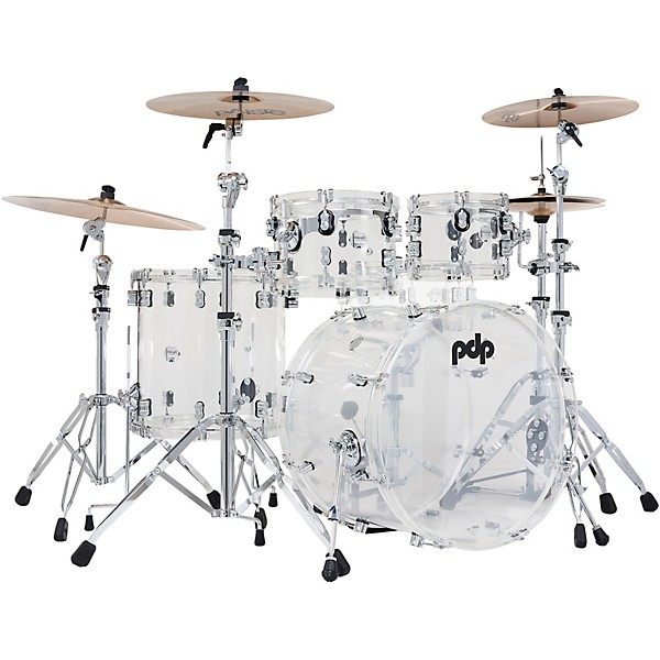 PDP Concept Acrylic 4-piece Shell Pack – Clear — view 1