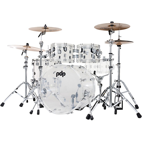 PDP Concept Acrylic 4-piece Shell Pack – Clear — view 2