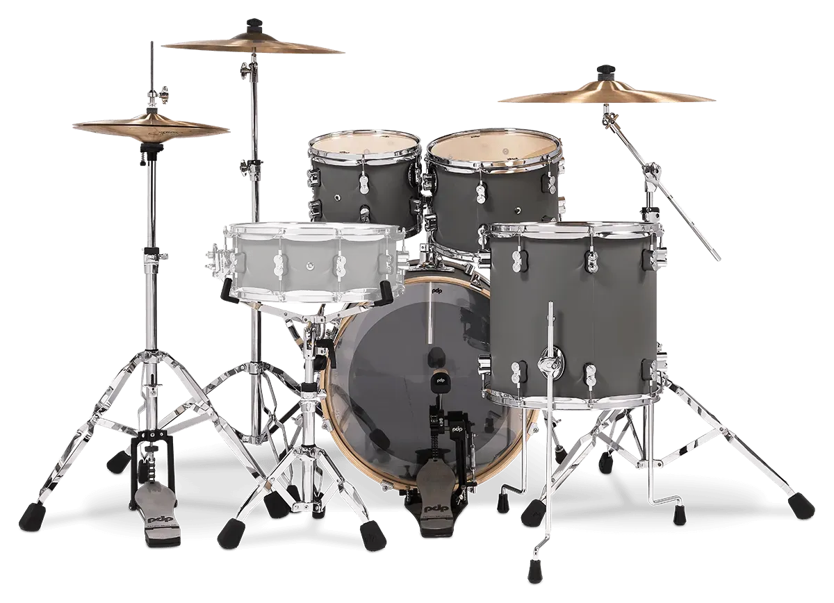 PDP Concept Maple 4-piece Kit - Satin Pewter — view 2