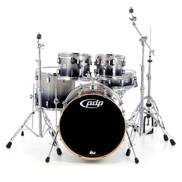 PDP Concept Maple 5-Piece Shell Pack Drum Kit – Silver Black Fade — view 2