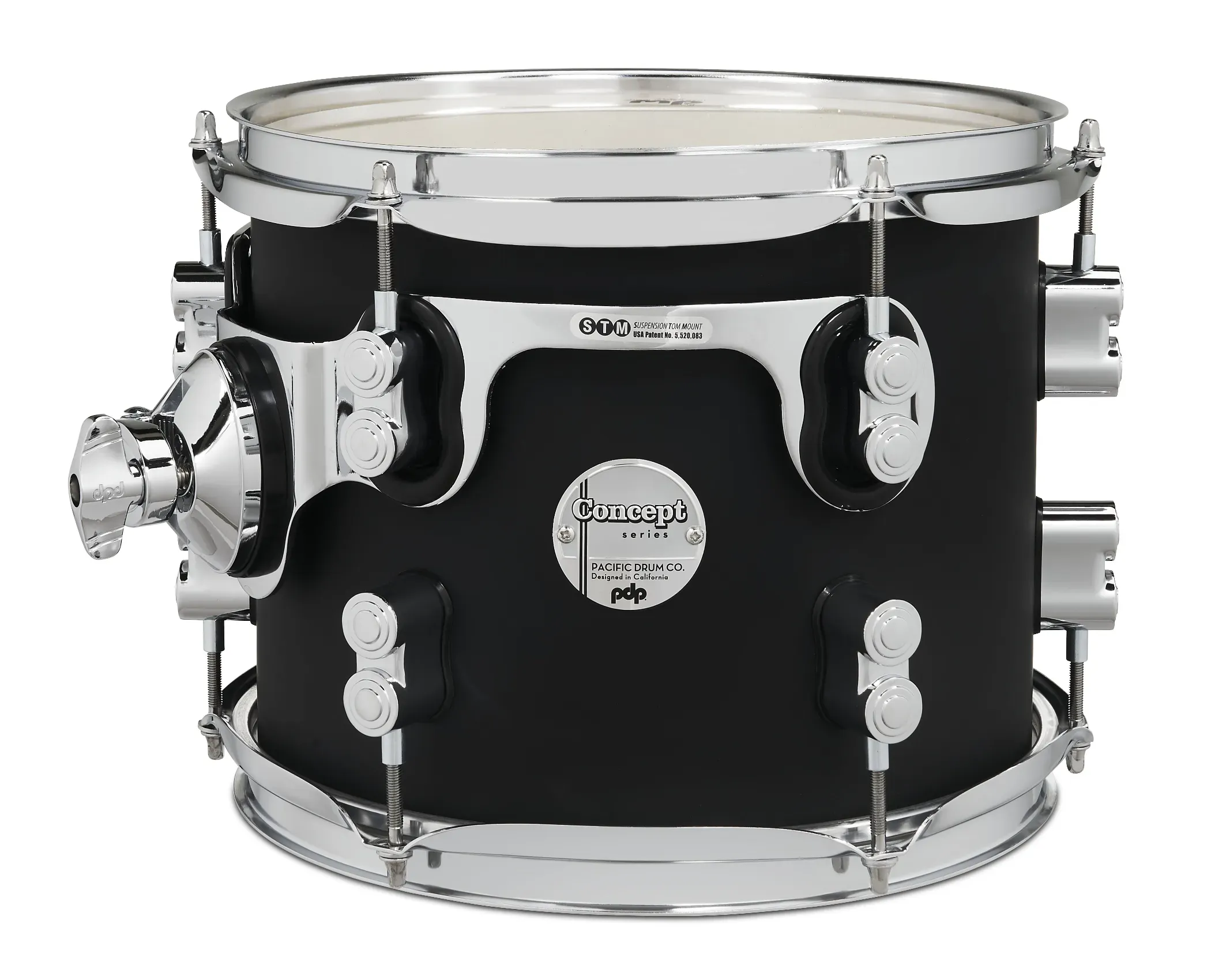 PDP Concept Maple Shell Pack 7-Piece Kit – Satin Black — view 2