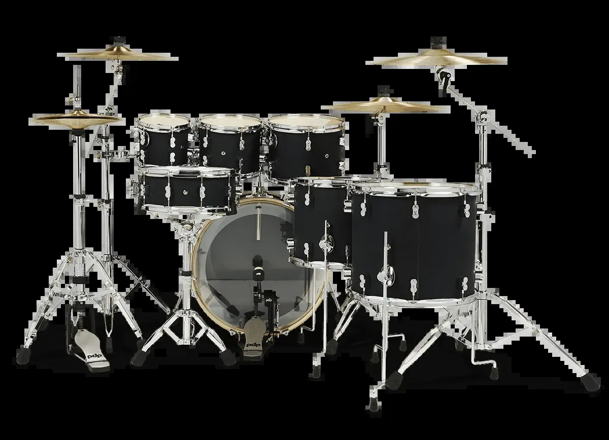 PDP Concept Maple Shell Pack 7-Piece Kit – Satin Black — view 3