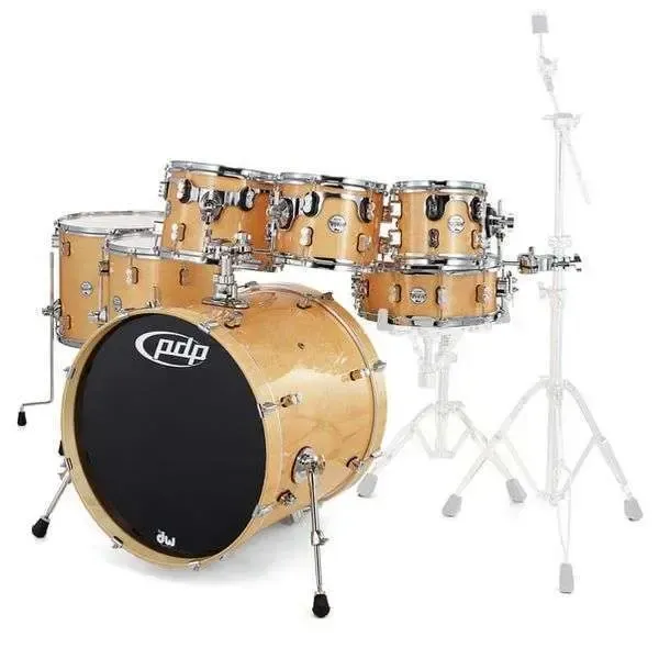 PDP Concept Maple Shell Pack 7-Piece Kit - Natural Lacquer — view 1