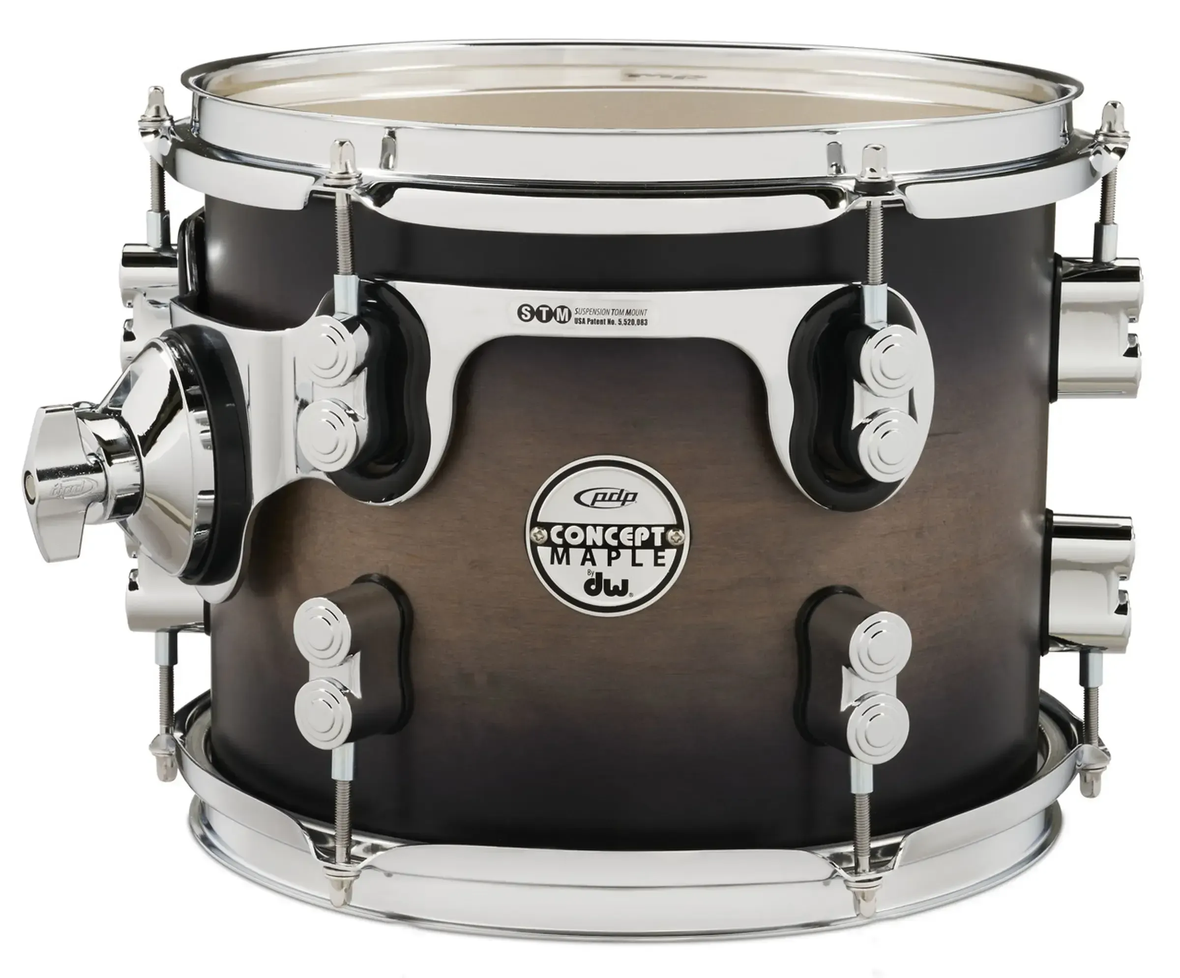 PDP Concept Maple Kit - Shell Pack 7-piece - Satin Charcoal Burst — view 2