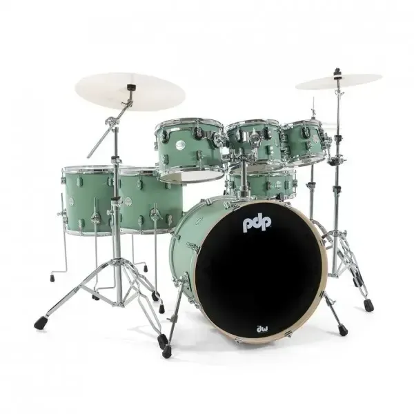 PDP Concept Maple Shell Pack 7-Piece Kit – Satin Seafoam — view 1