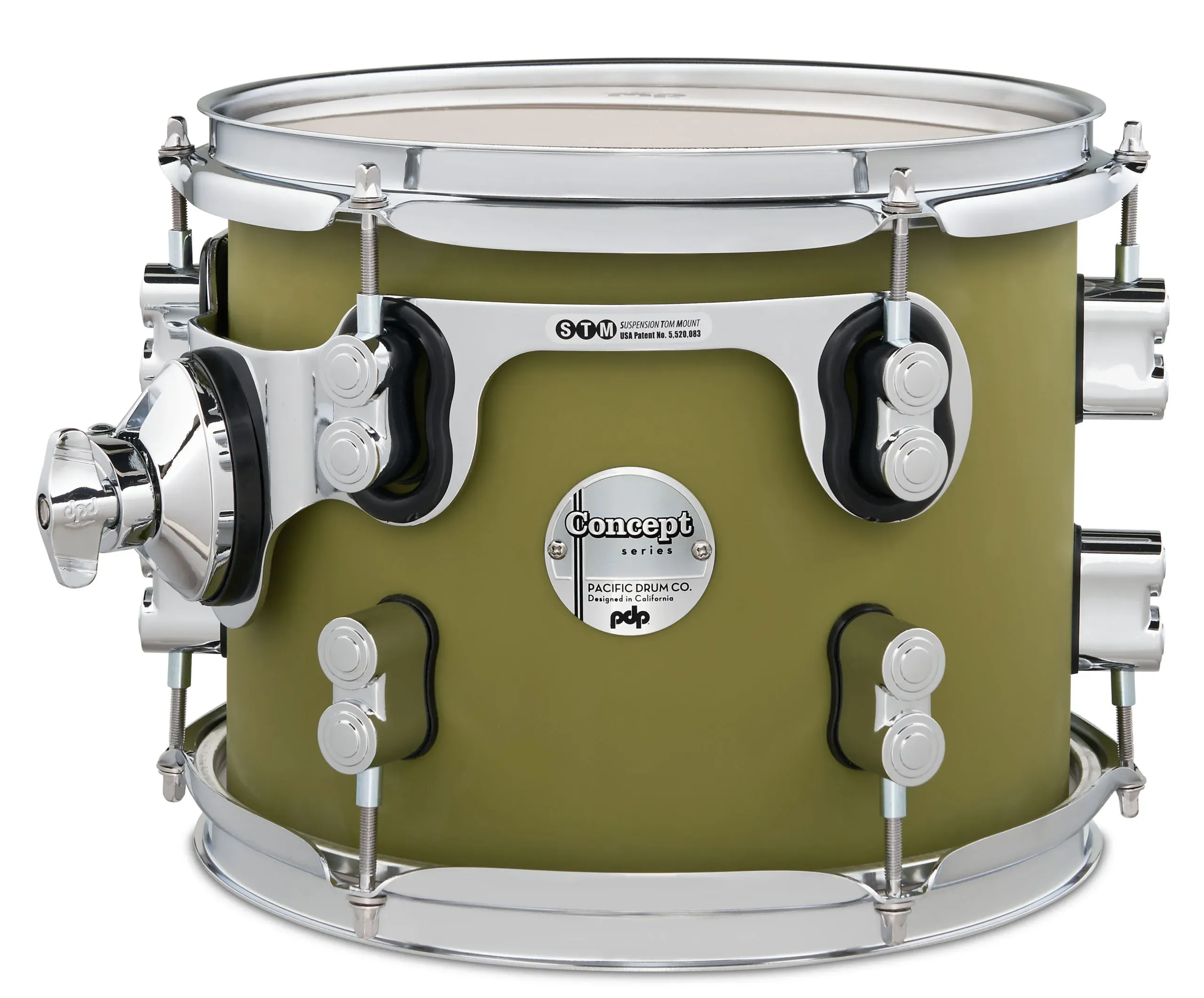 PDP Concept Maple Shell Pack 7-Piece Kit - Satin Olive — view 2