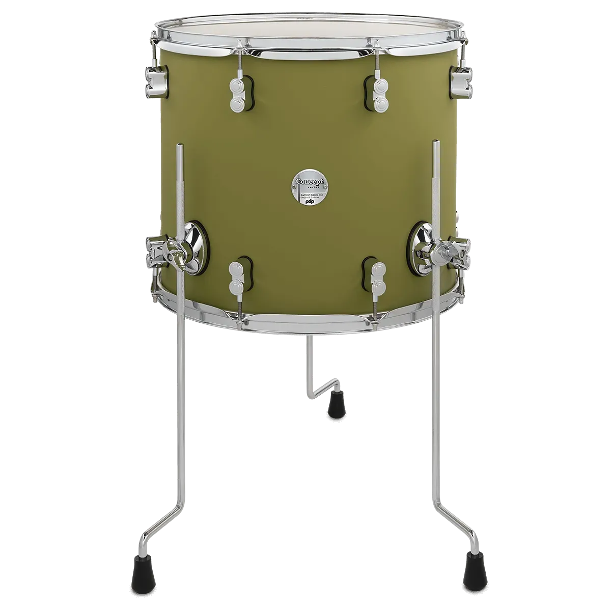 PDP Concept Maple Shell Pack 7-Piece Kit - Satin Olive — view 3