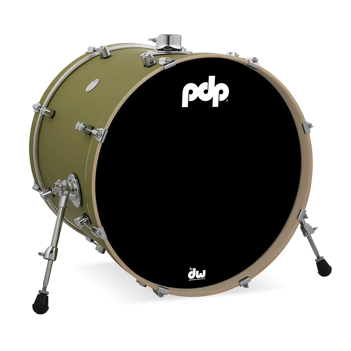 PDP Concept Maple Shell Pack 7-Piece Kit - Satin Olive — view 4