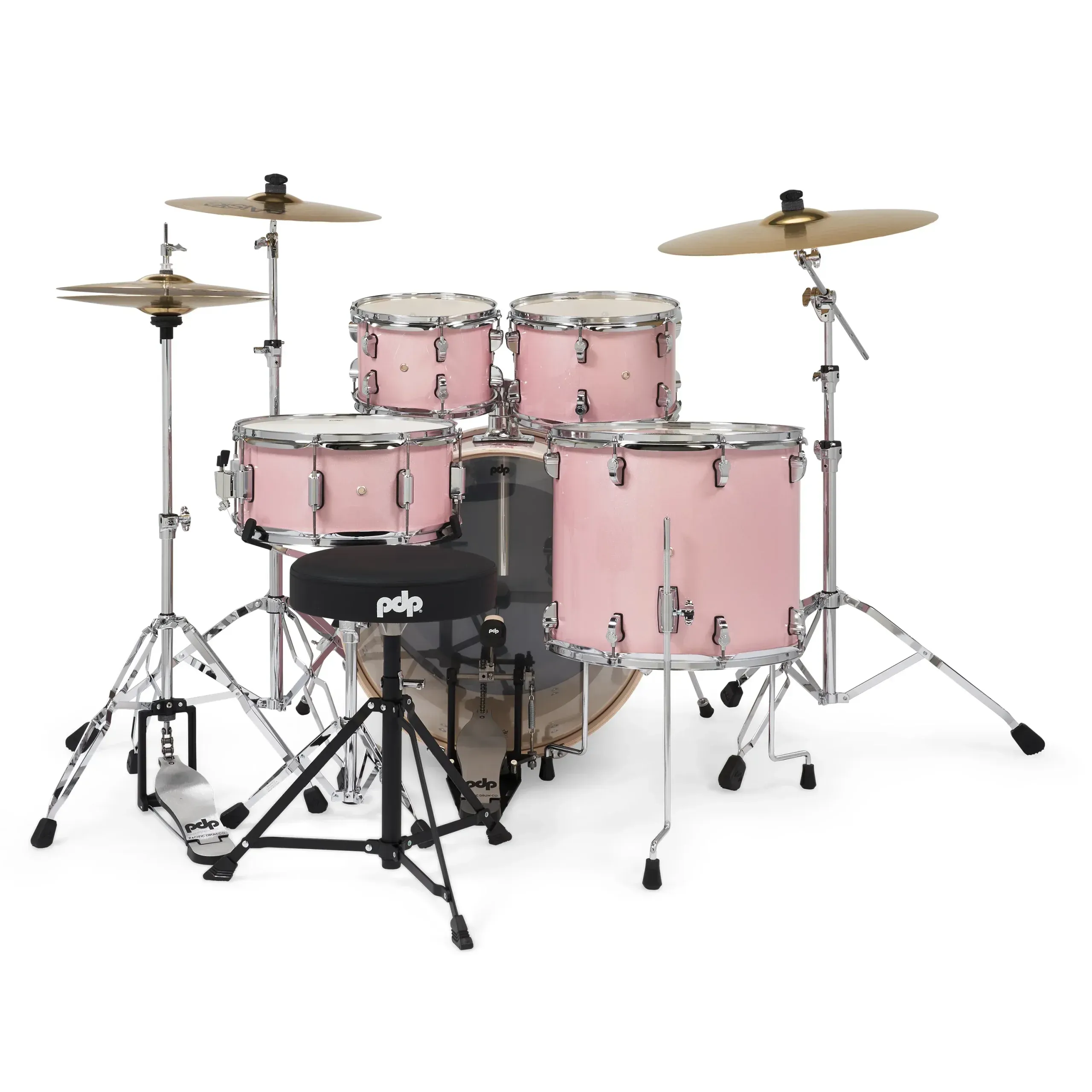 PDP Mainstage 5-piece Drum Set - Pink Rose — view 3