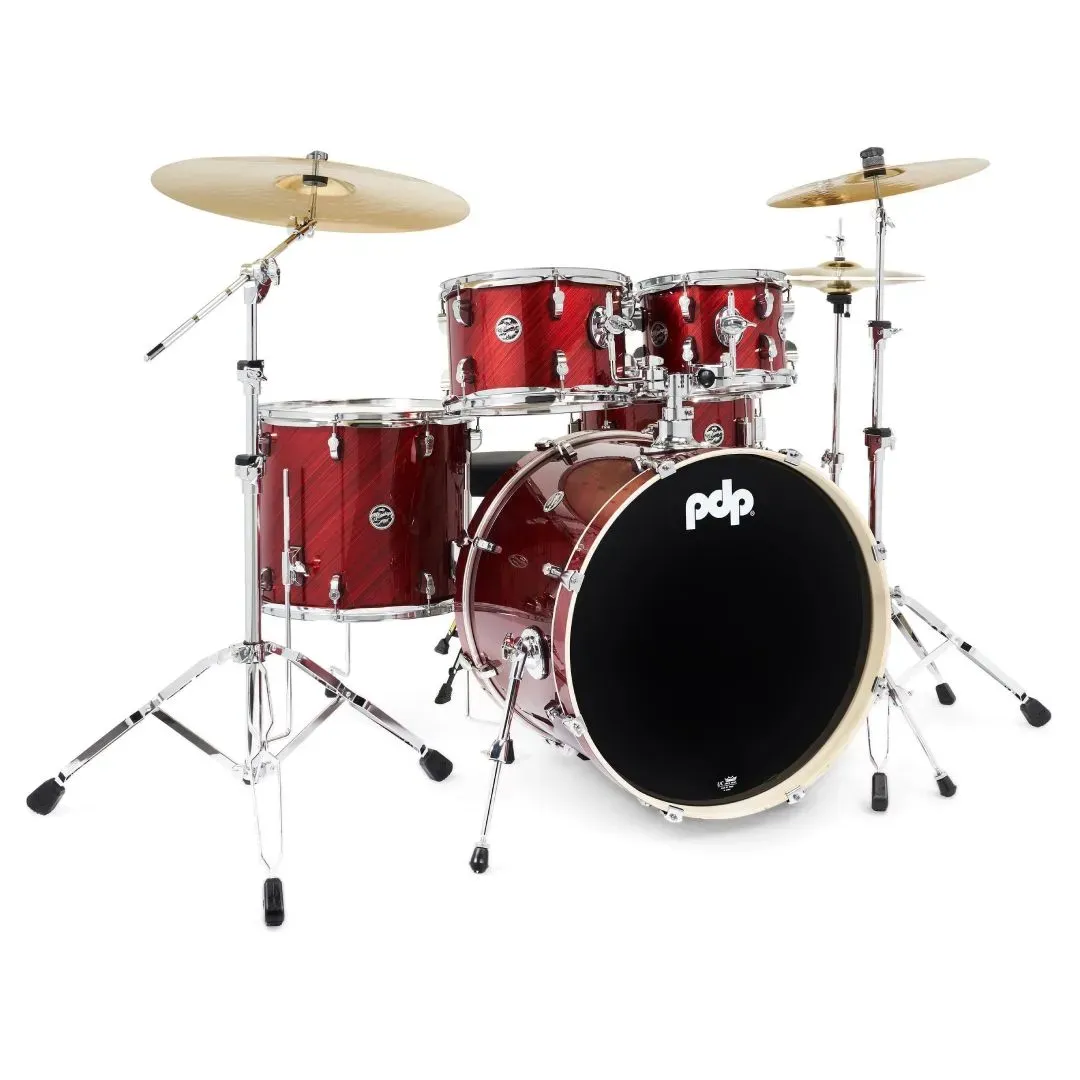 PDP Mainstage 5-piece Drum Set - Twisted Cherry Red — view 1