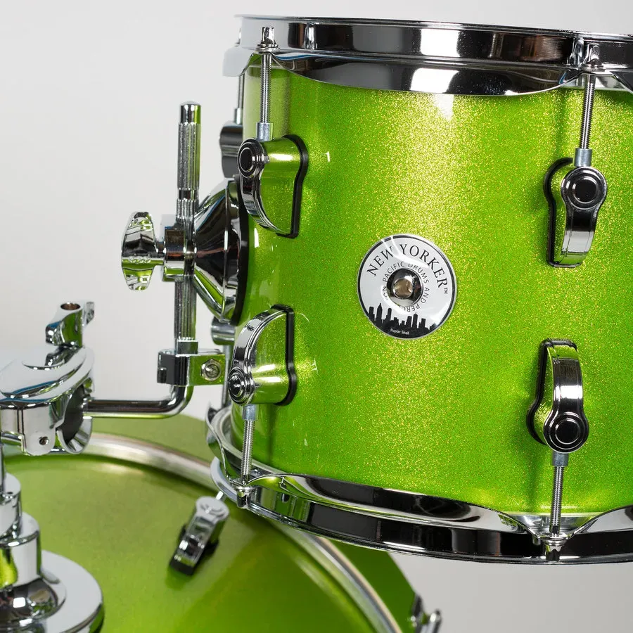 PDP New Yorker 16 inch 4 Piece Kit - Electric Green Sparkle — view 3