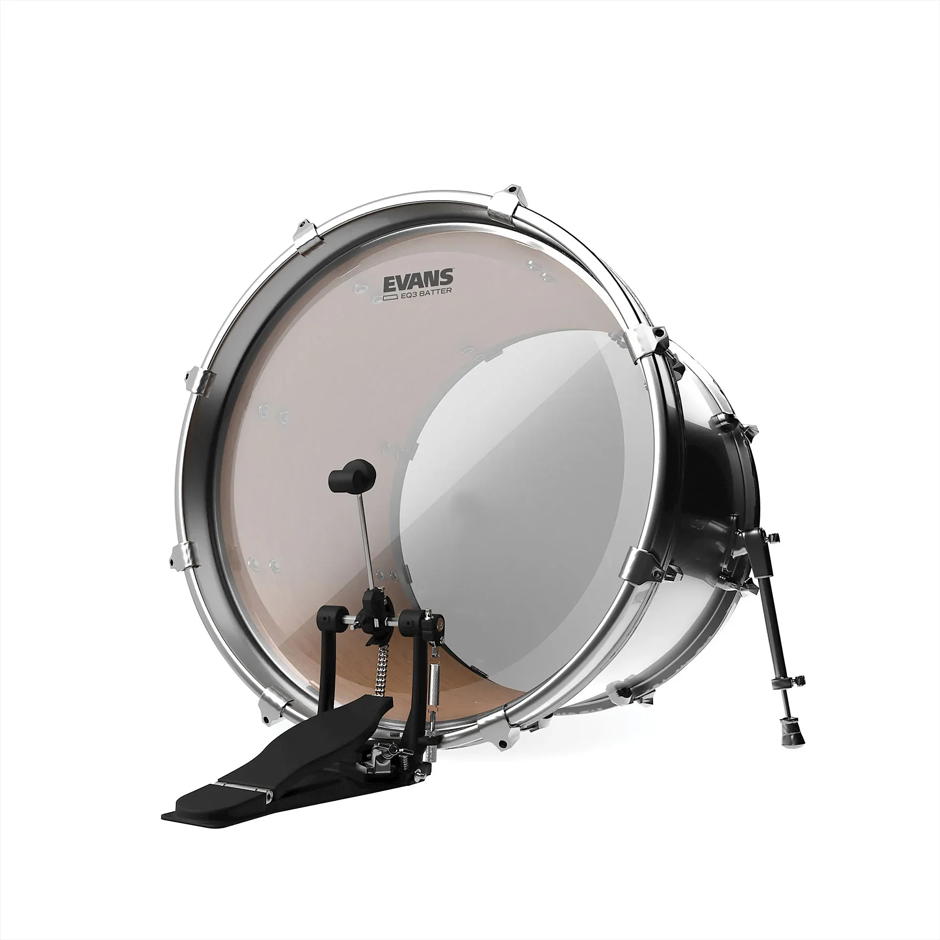 Evans EQ3 Clear Bass Drum Head 22 inch — view 2