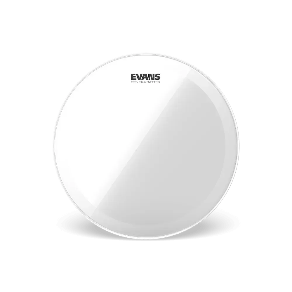 Evans 22 Inch UV EQ4 Coated Bass Drum Batter Drum Head (White) — view 1