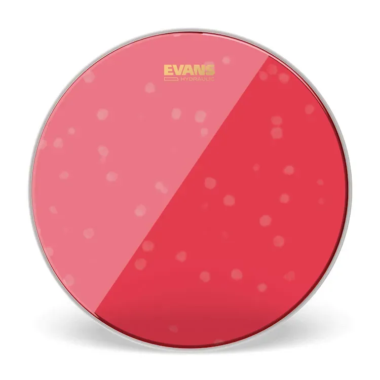 Evans Hydraulic Red Clear Drumhead – 22 inch — view 1