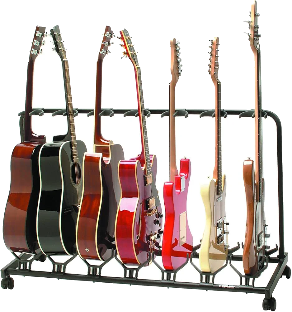 QuikLok 7-Slot Electric-Acoustic Guitar Stand — view 2