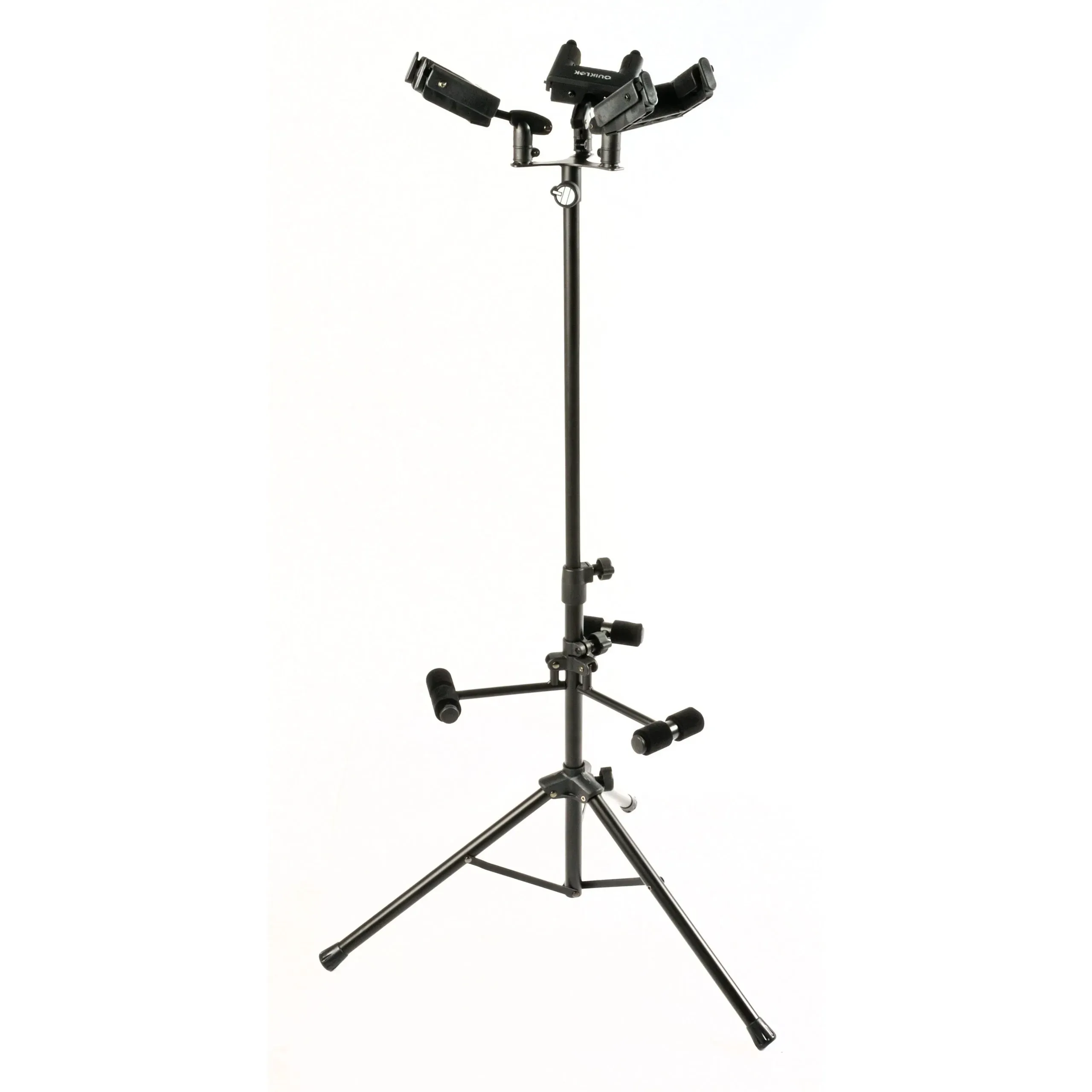 Quik Lok GS538 Triple Universal Guitar Stand with Self Locking Yoke — view 1