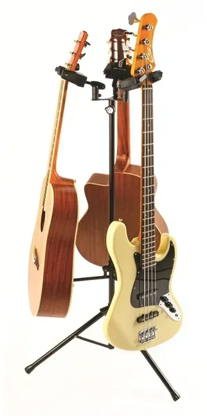 Quik Lok GS538 Triple Universal Guitar Stand with Self Locking Yoke — view 2