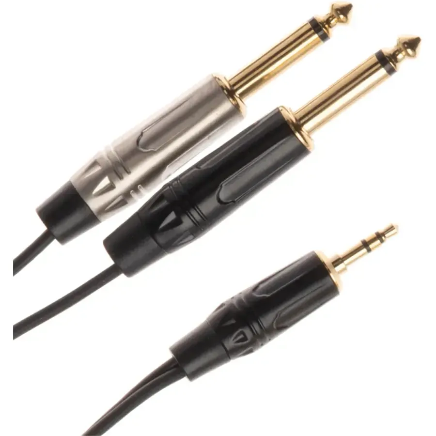 Quik Lok - JUST J352J-3 Cable Jack Stereo 3.5 (mini) 2 x Jack Mono 6.3 - 3m — view 2