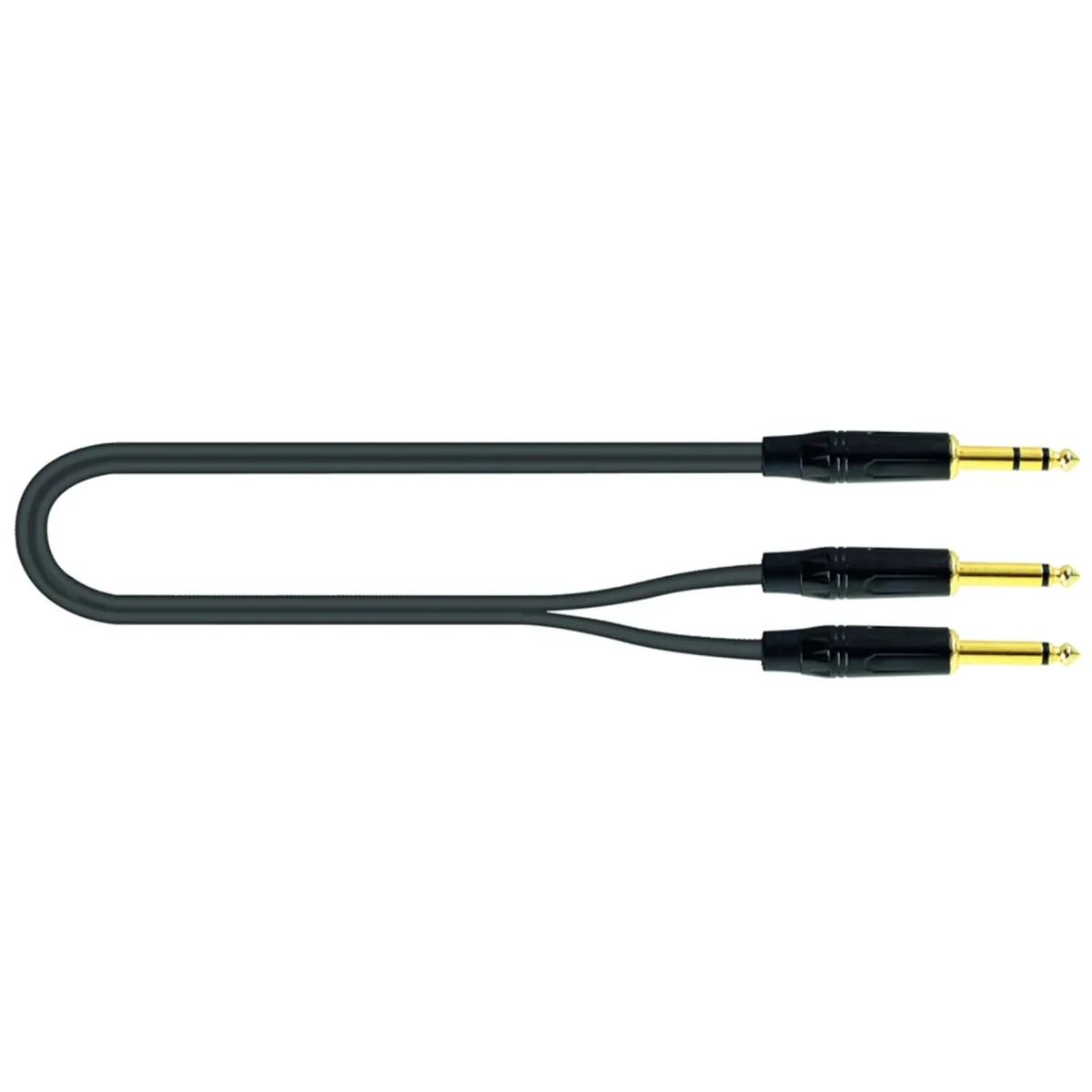 Quik Lok - JUST/JS2JM-2 Adaptor Cable, Jack Stereo / 2 x Jack Mono, 2m — view 1