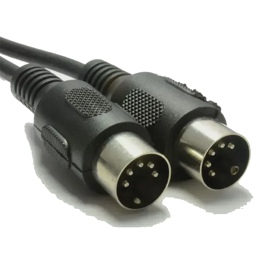 Quik Lok SX164-5BK Midi cable - Black - 5m