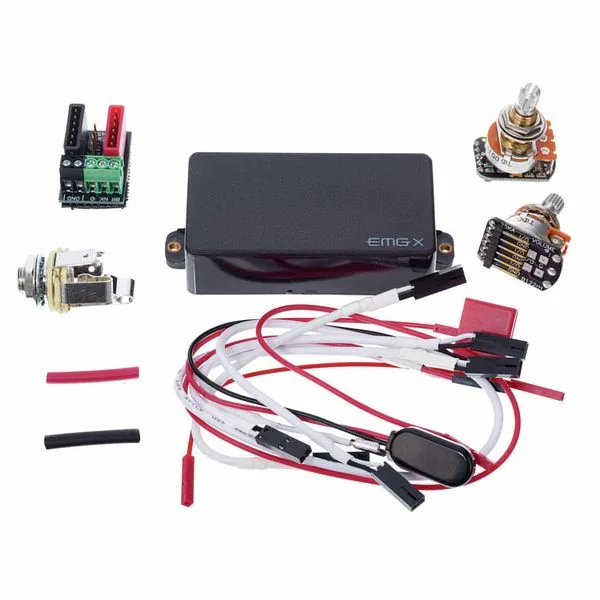 EMG 60X Active Ceramic Neck Humbucker Guitar Pickup - Black — view 2