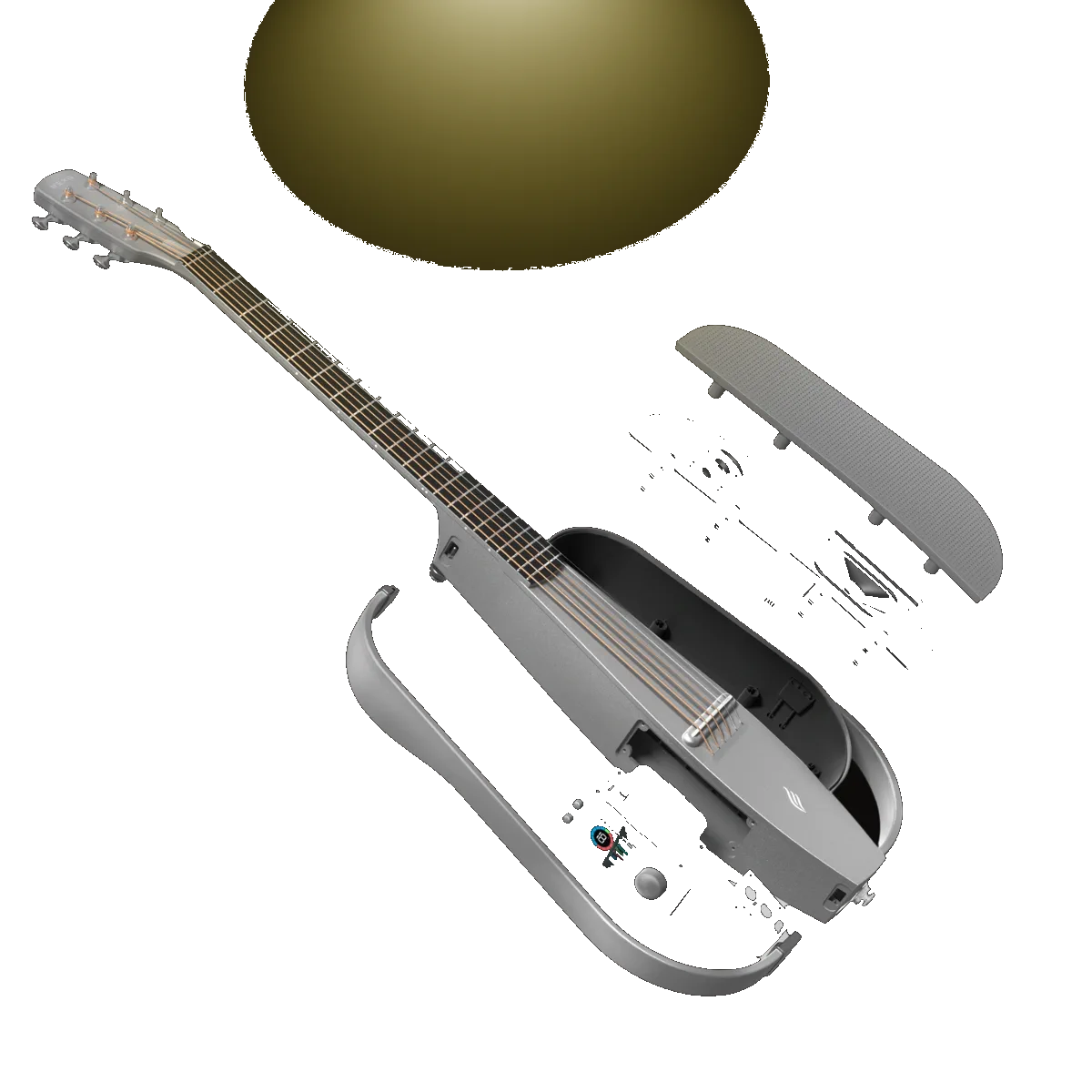 Enya NEXG 2 Acoustic-Electric Guitar – Grey — view 6