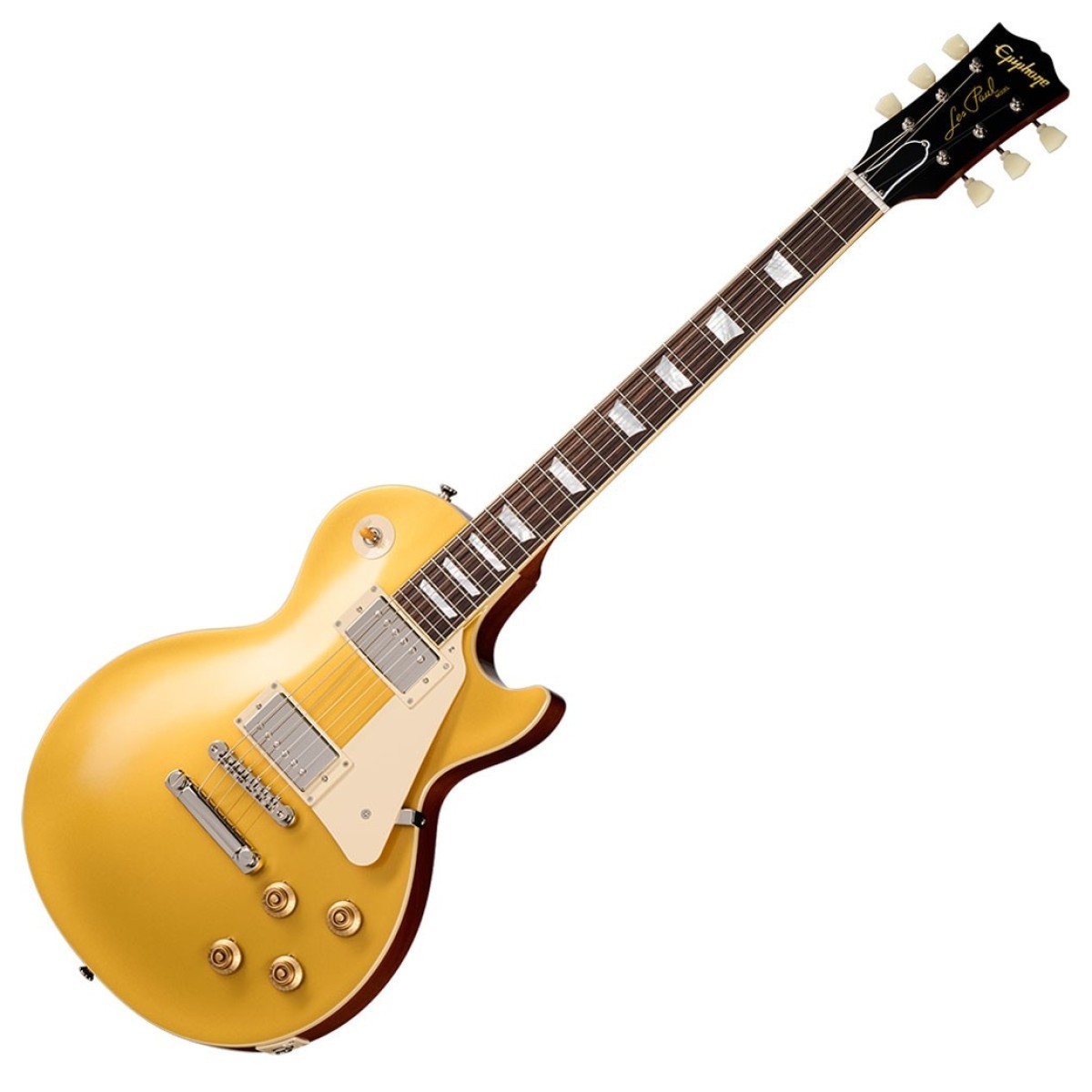 Epiphone 1957 Les Paul Goldtop Reissue Electric Guitar – Double Gold — view 2