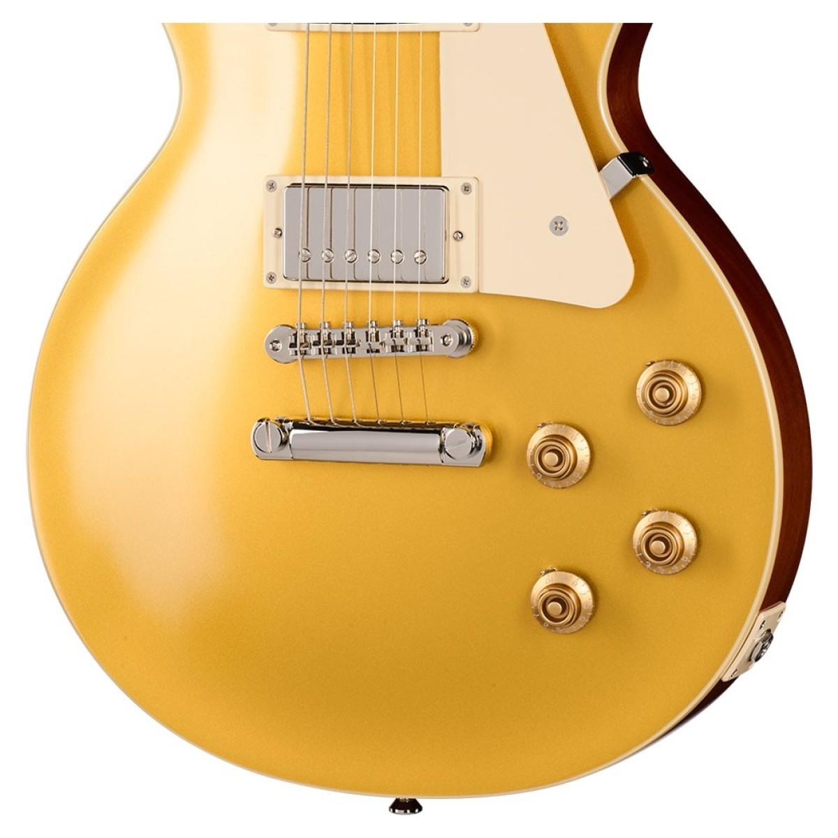 Epiphone 1957 Les Paul Goldtop Reissue Electric Guitar – Double Gold — view 3