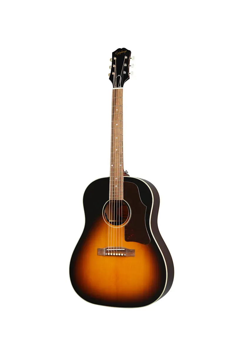 Epiphone J-45 EC Studio Acoustic Guitar - Vintage Sunburst — view 3