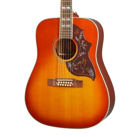 Epiphone Hummingbird 12-String Acoustic Guitar - Aged Sunburst Gloss