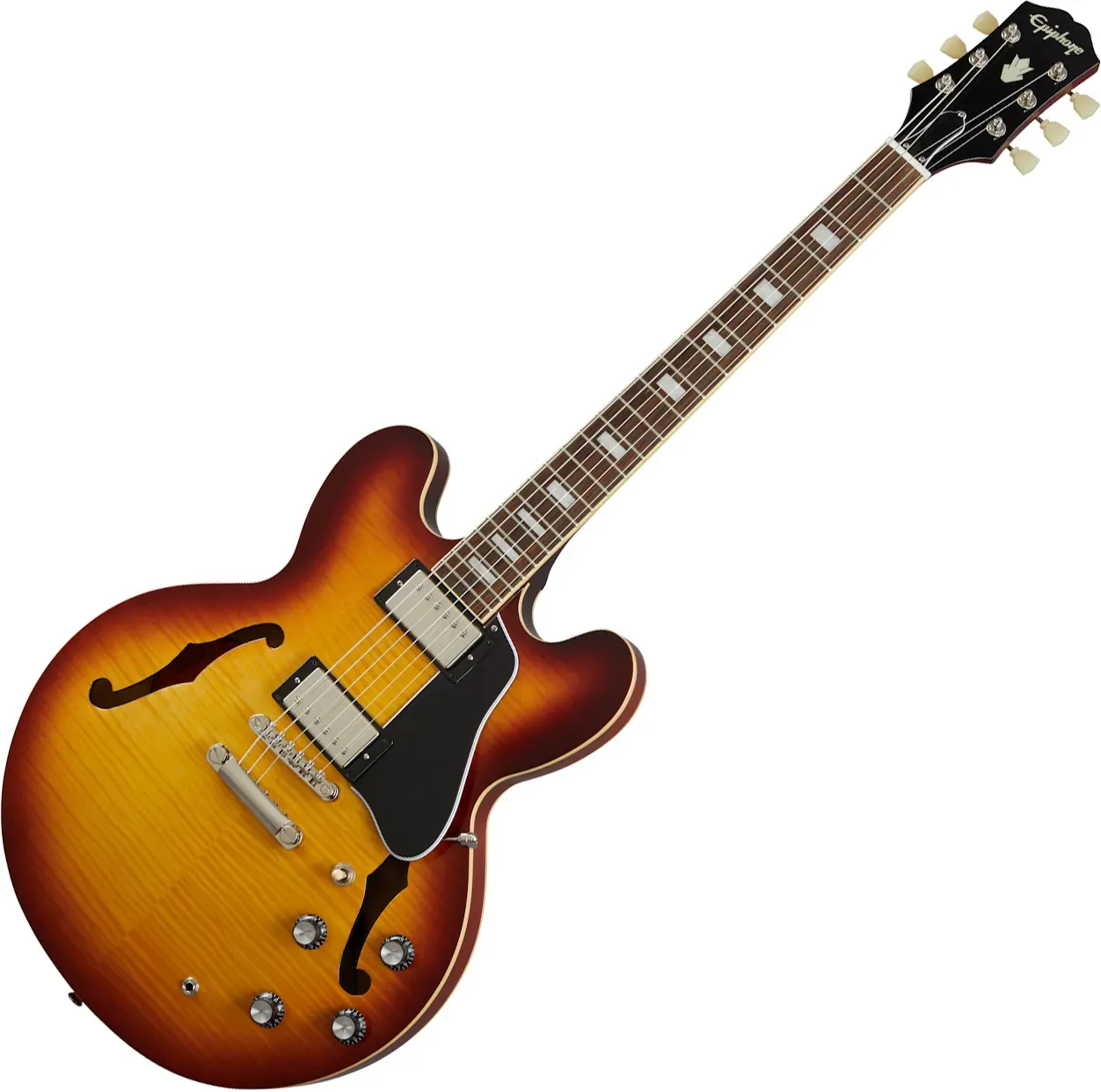 Epiphone ES-335 Figured Semi-hollowbody Guitar - RTB — view 2