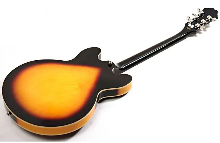 Epiphone ES-335 Semi-hollowbody Electric Guitar - Vintage Sunburst — view 3