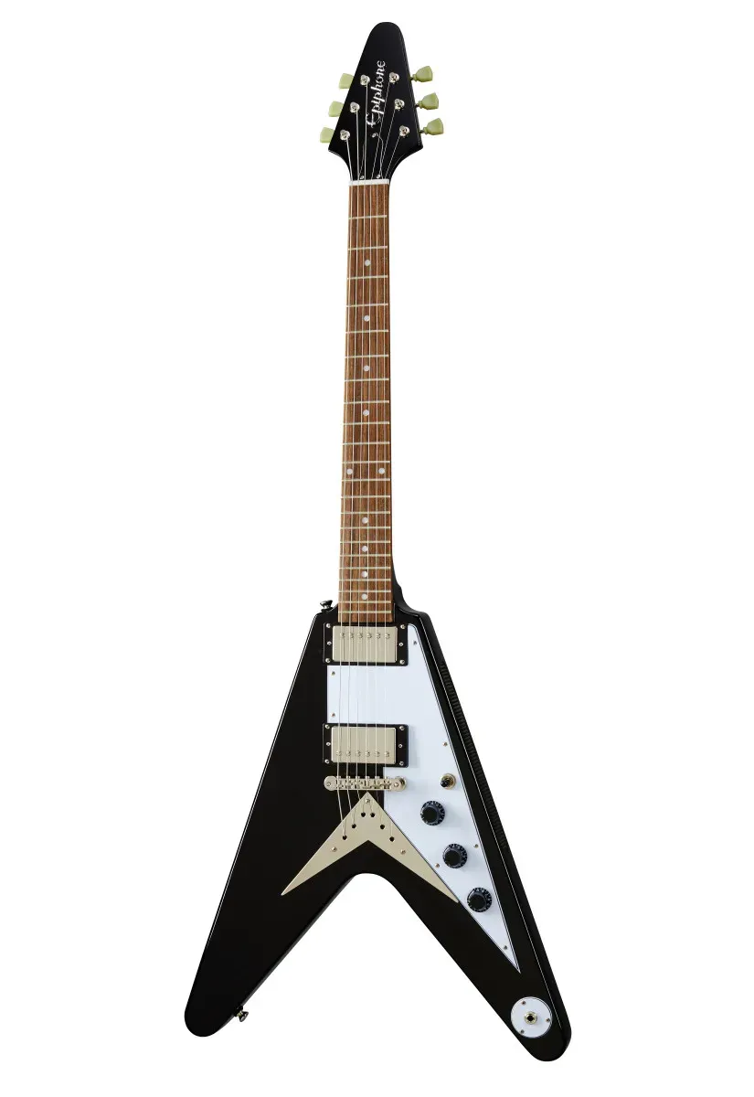 Epiphone Flying V Electric Guitar - Ebony — view 2