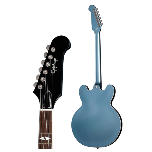 Epiphone Dave Grohl DG-335 Semi-hollowbody Electric Guitar – Pelham Blue — view 4