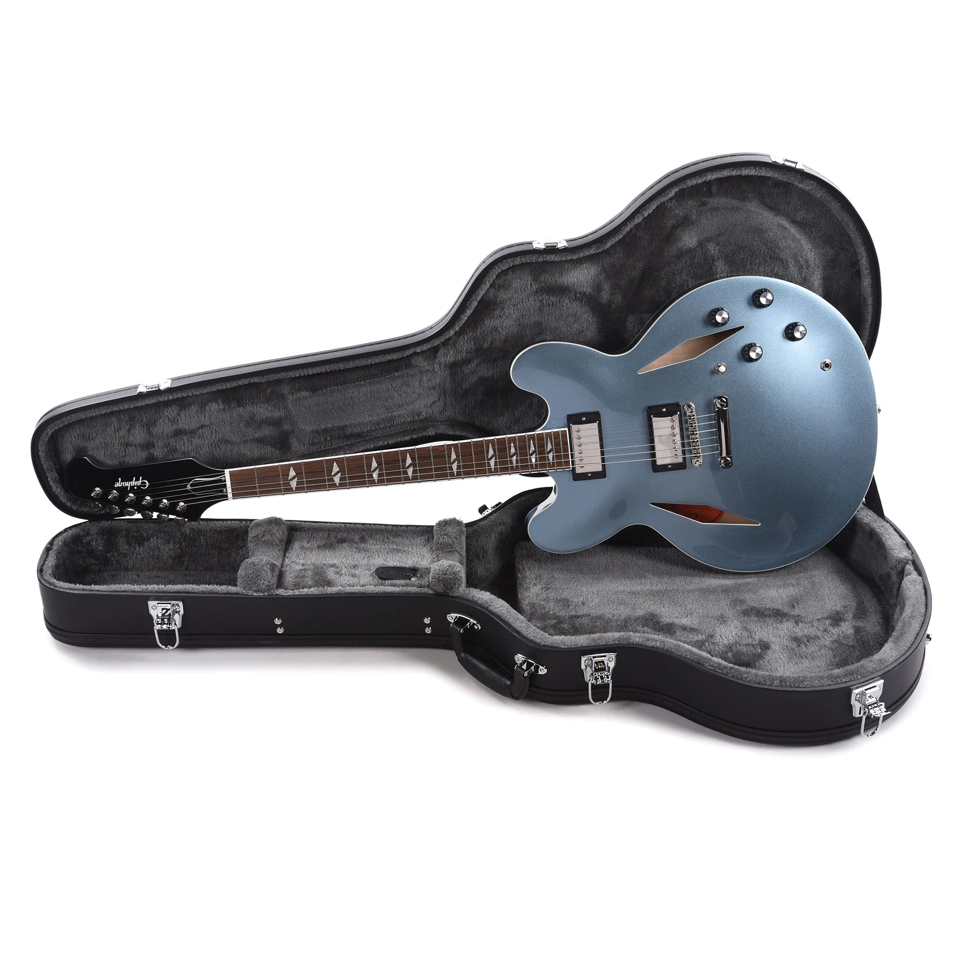 Epiphone Dave Grohl DG-335 Semi-hollowbody Electric Guitar – Pelham Blue — view 7