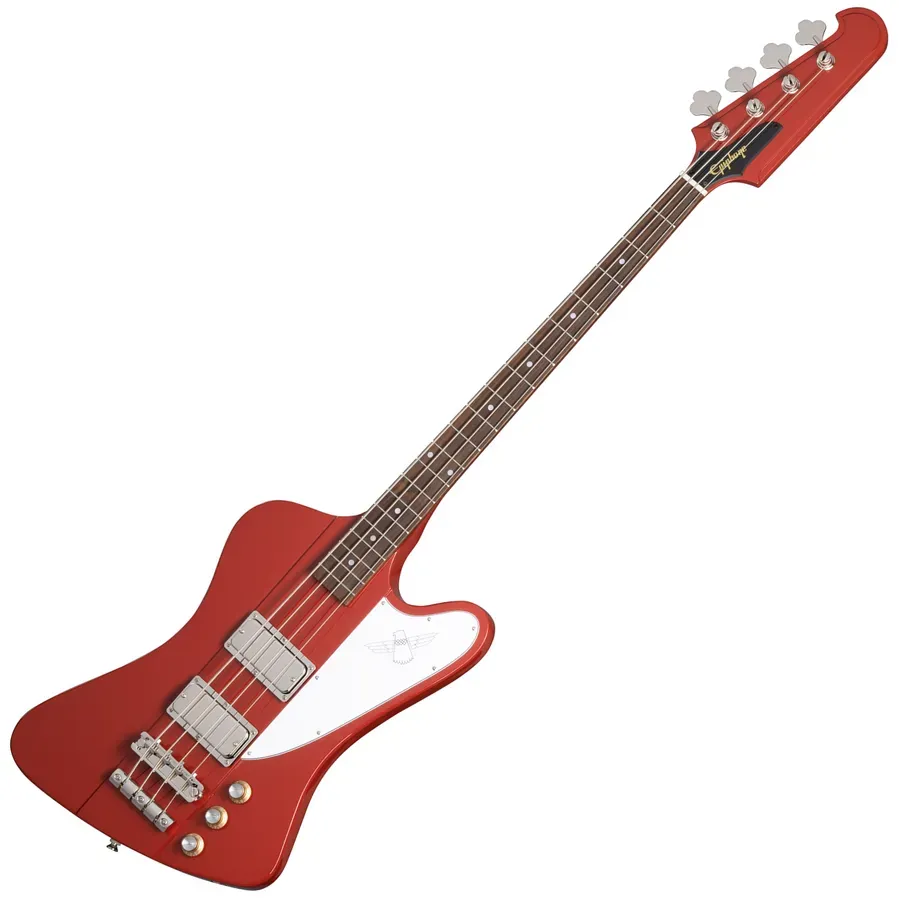 Epiphone Thunderbird '64 Bass Guitar - Ember Red — view 2