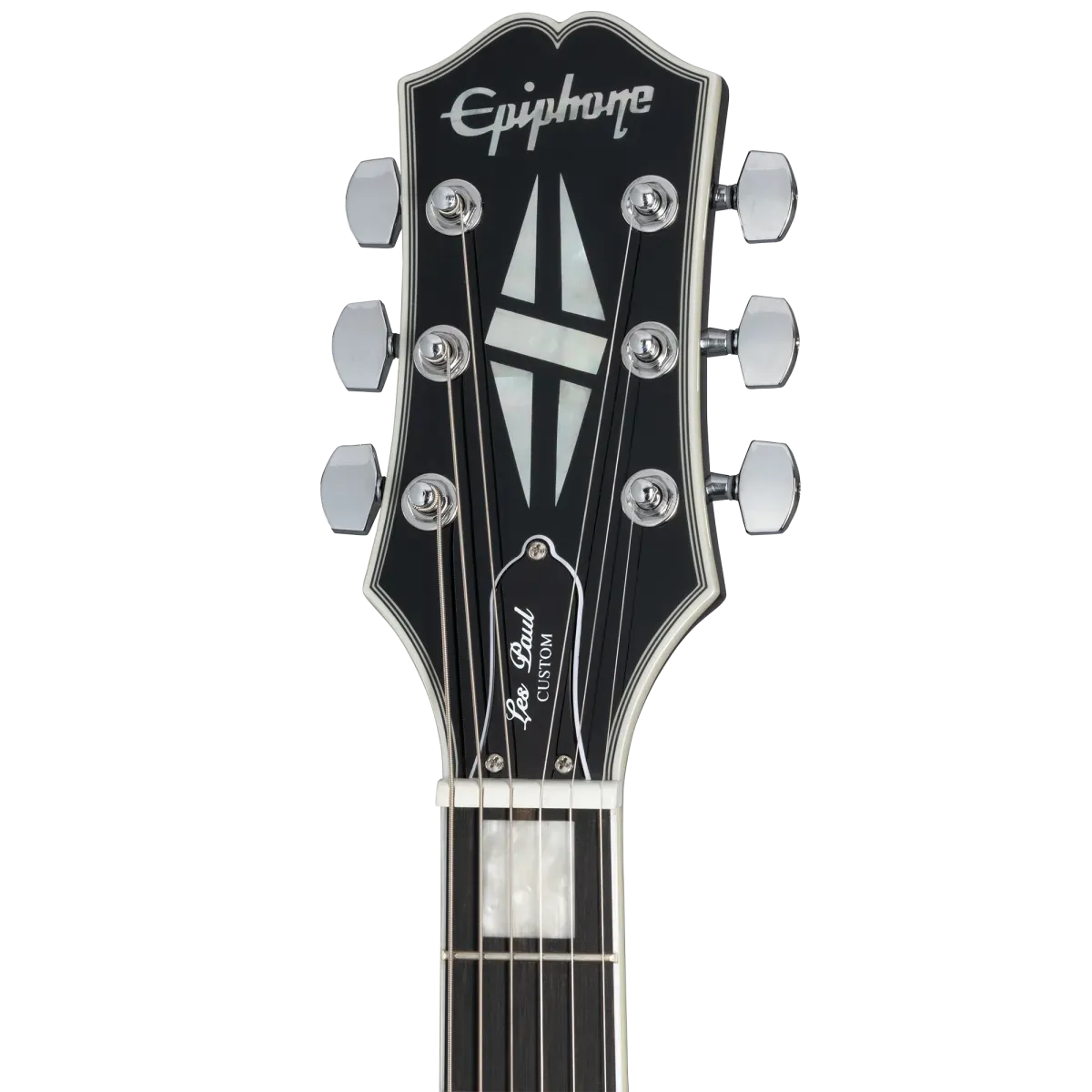 Epiphone Adam Jones Les Paul Custom Art - Ernst Fuchs Anti-Laokoon 1965 Electric Guitar in Silverburst — view 6