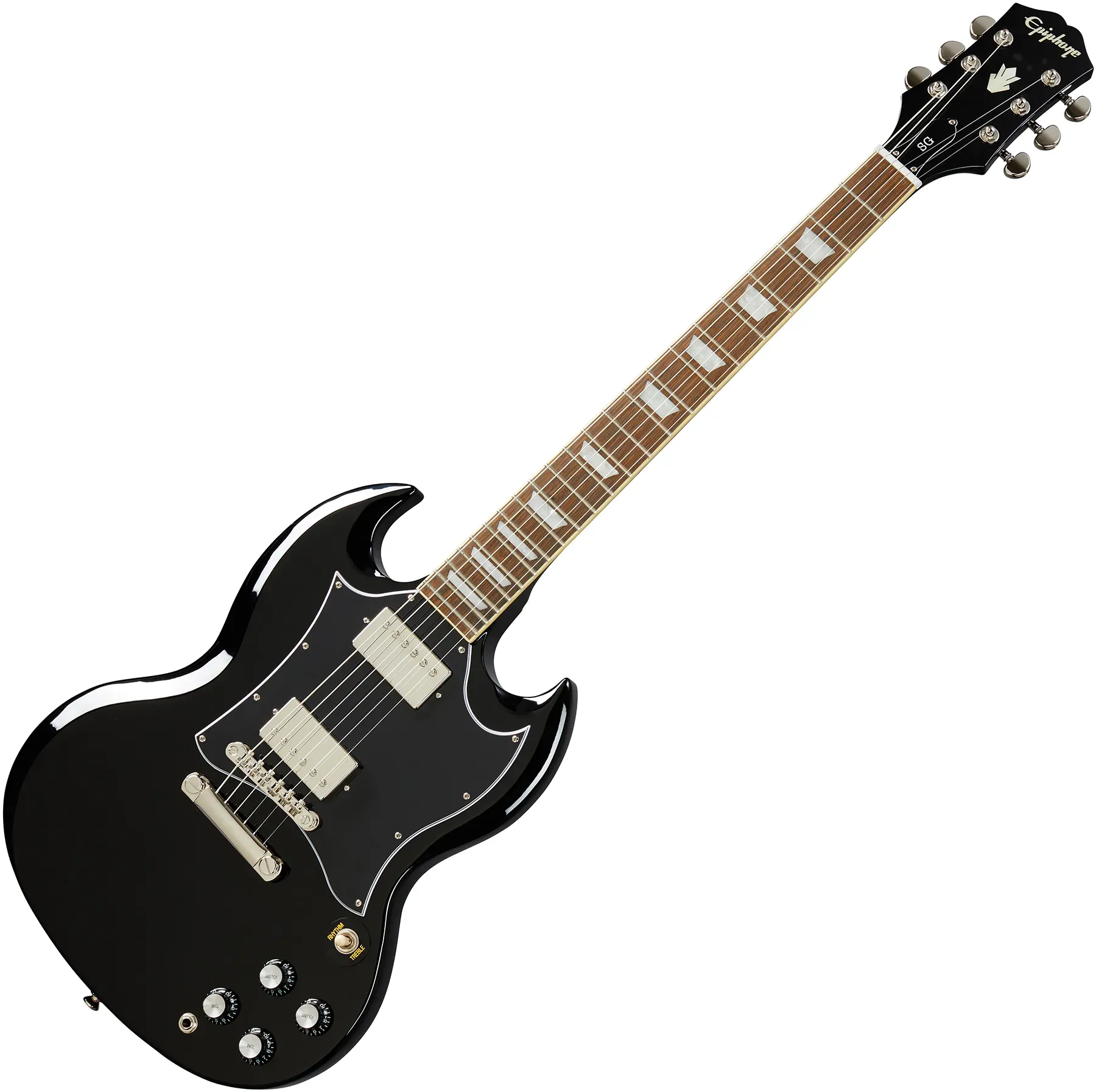 Epiphone SG Standard - Ebony Solidbody Electric Guitar — view 2