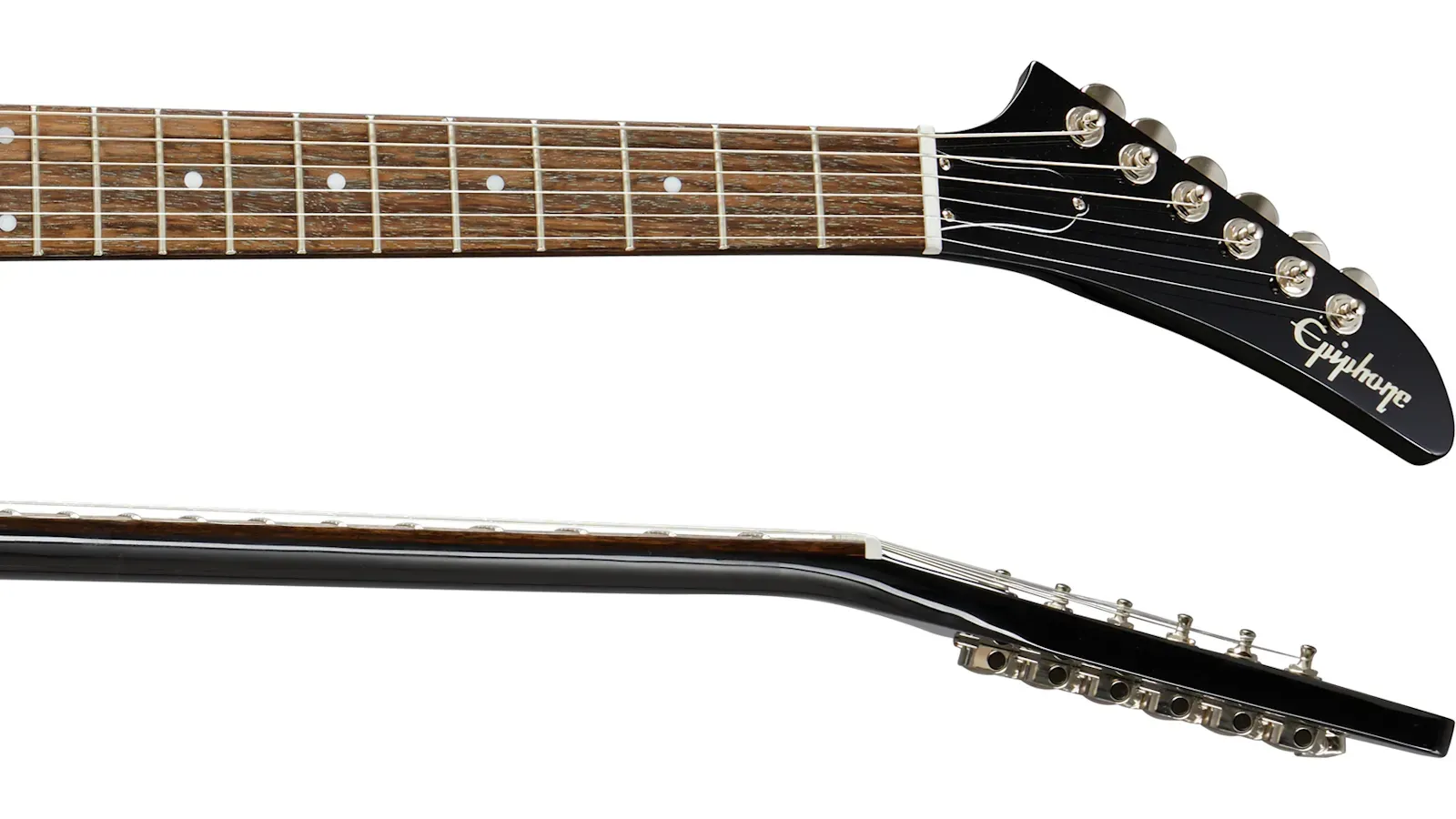 Epiphone Explorer Electric Guitar - Ebony — view 3