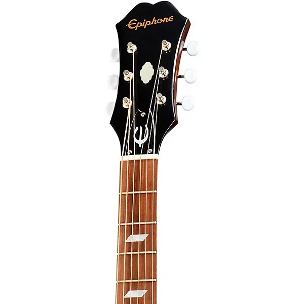 Epiphone Masterbilt Texan Acoustic-Electric Guitar - Faded Cherry Aged Gloss — view 5