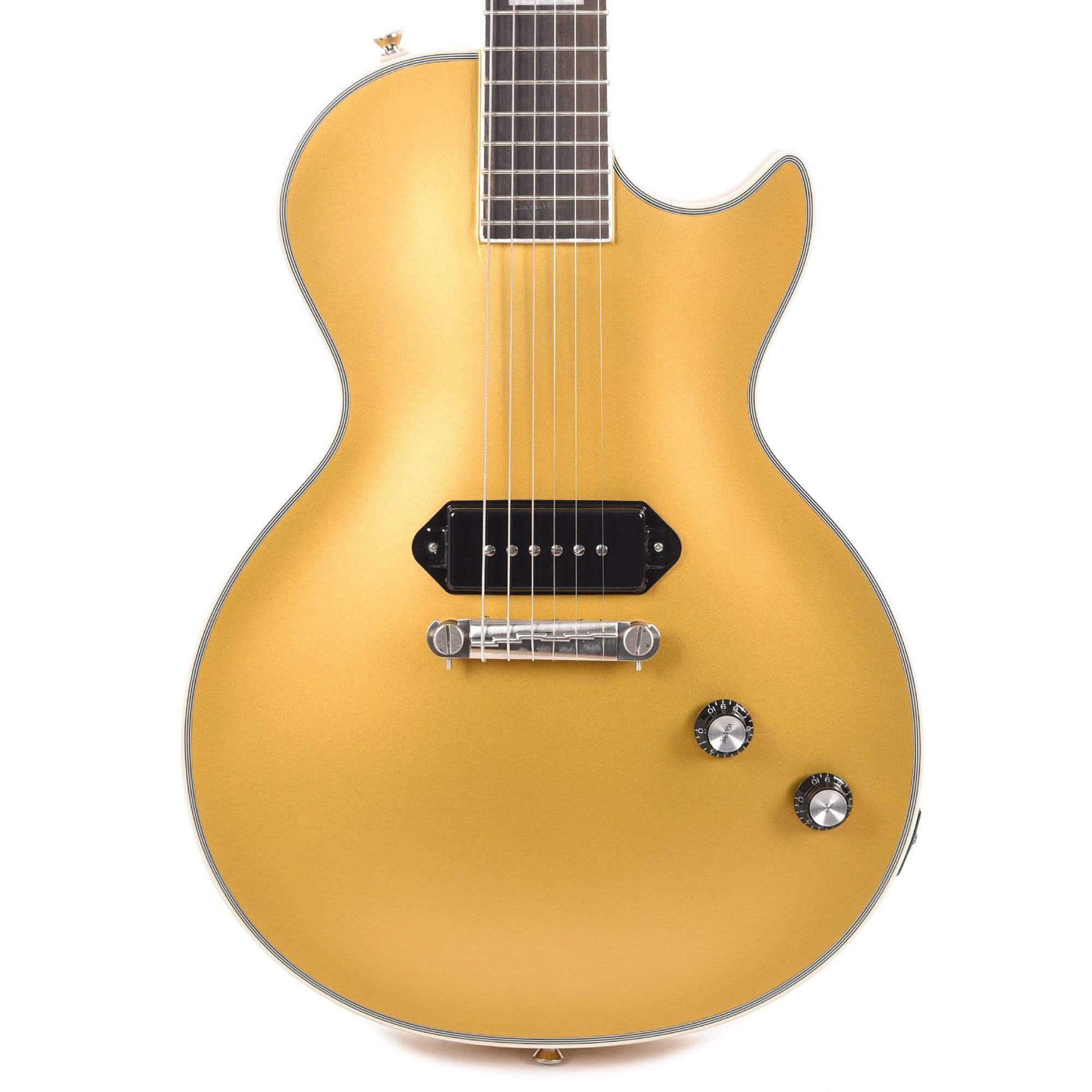 Epiphone Jared James Nichols Gold Glory Les Paul Custom – Double Gold Aged Gloss with Bag — view 1